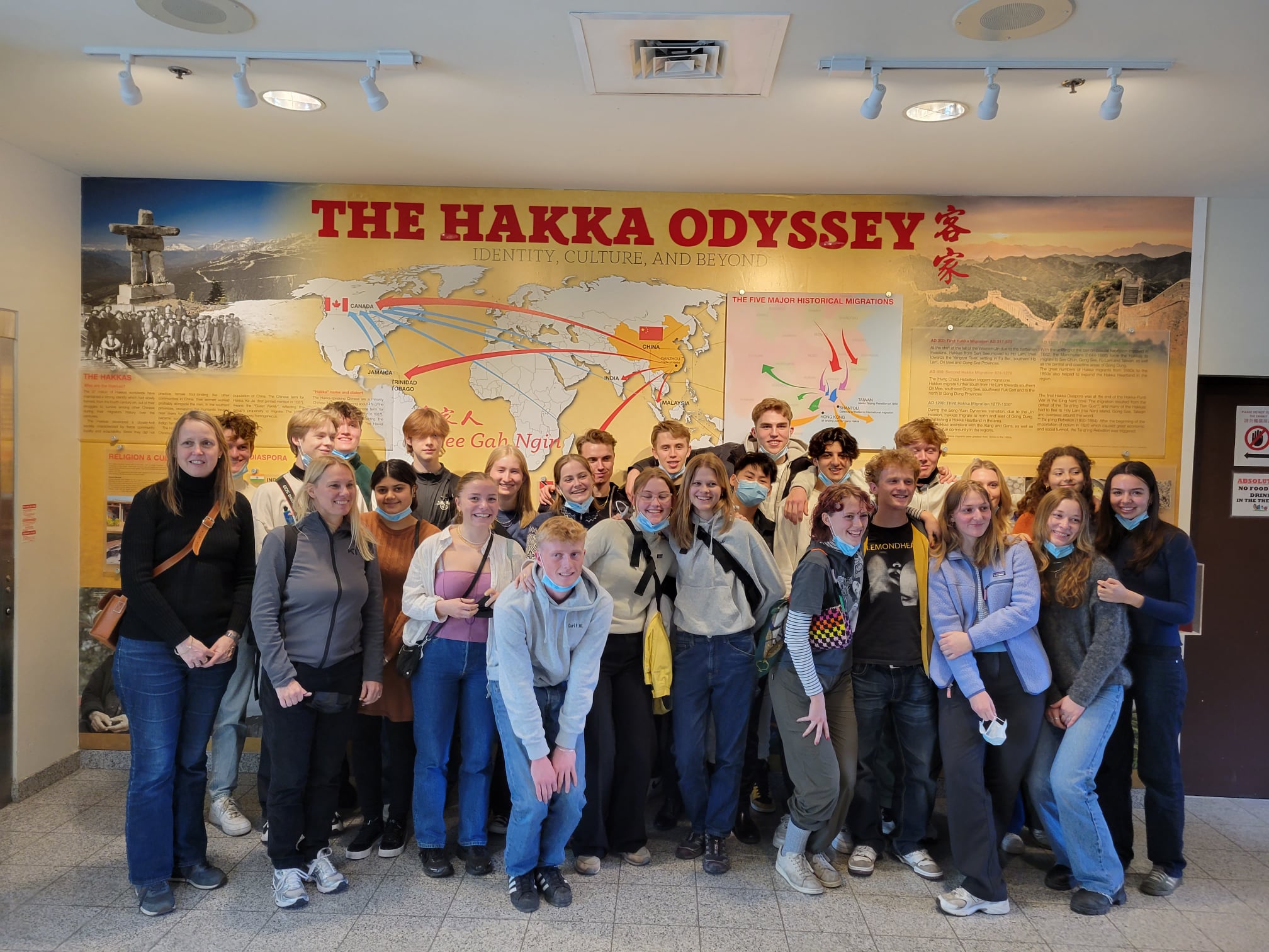 Read more about the article On March 31, CMC hosted a group of 25 students & 2 teachers from Denmark at the Chinese Cultural Centre.