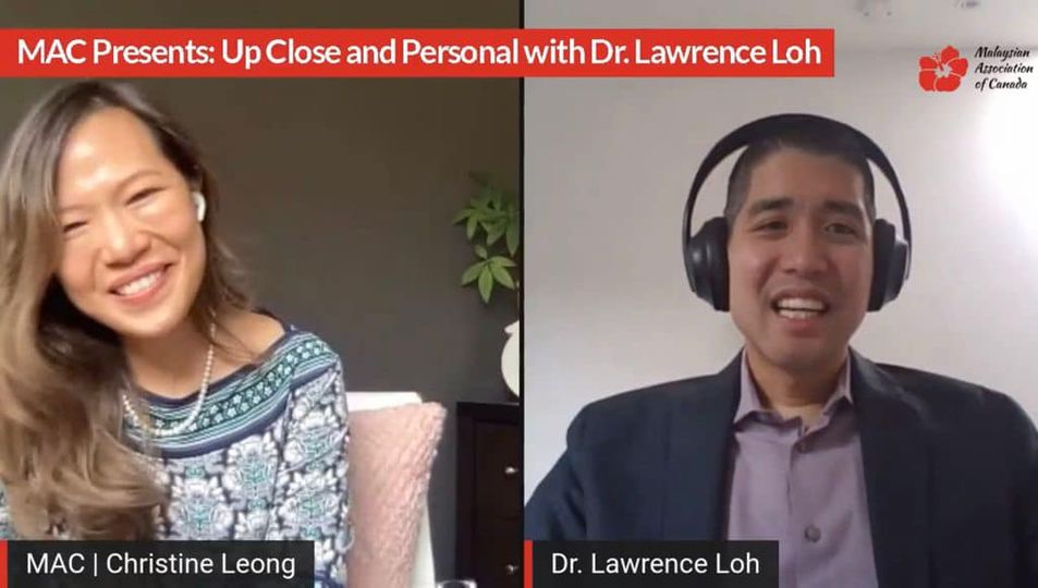 Read more about the article Interview of Dr. Lawrence Loh by the Malaysian Association of Canada!